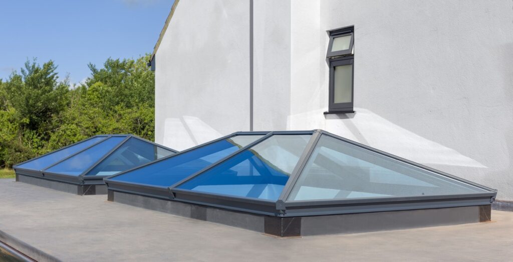 outside view of rooflights
